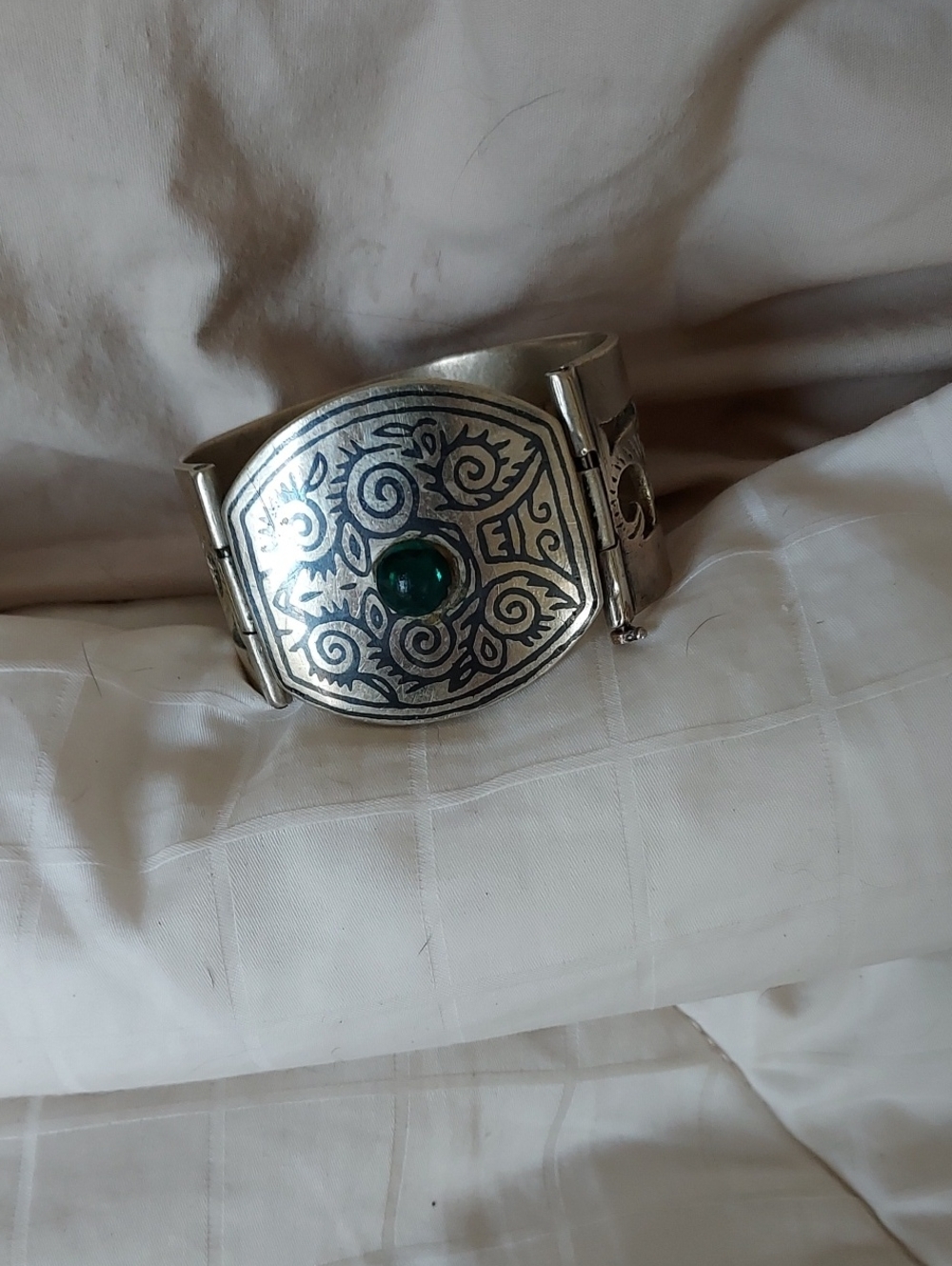 Heavy Silver Bracelet Womens